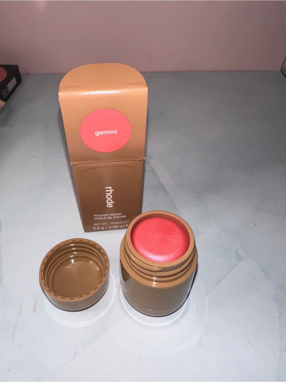 RHODE Pocket Pearl Cream Blush - Gemini Unused